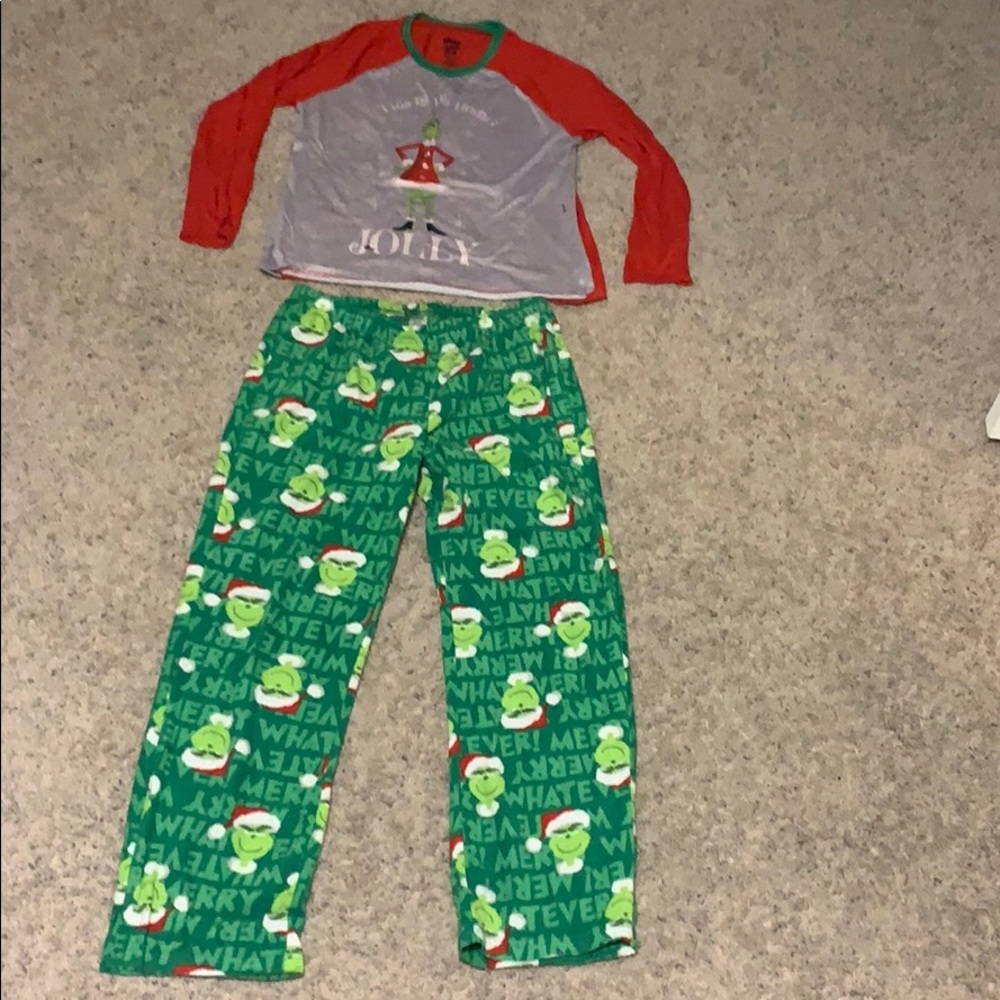 Grinch Pj set